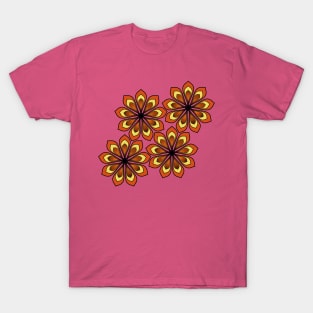 Geometric flowers T-Shirt